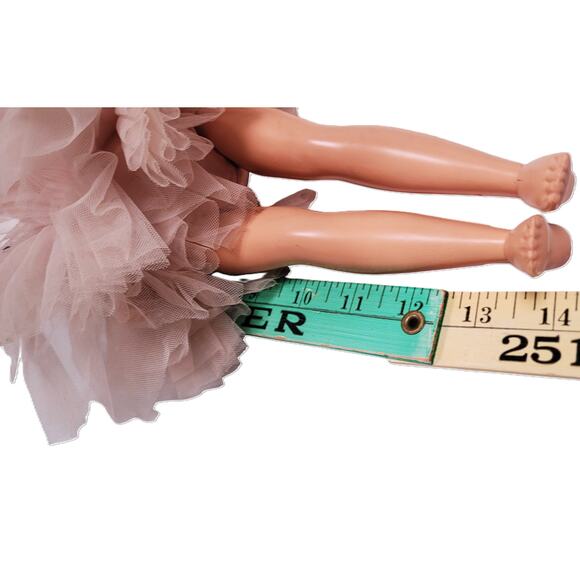 14" 1955 Vintage Mid Century "Valentine Aida Toe Dancing Ballerina" Doll - Picture 13 of 13